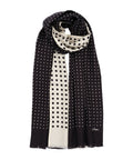 Tubular Silk Dot Scarf