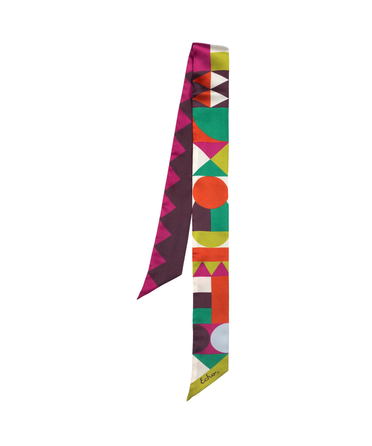 Modernist Silk Scarf Multi