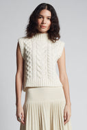 Ada Sweater Tank - Ivory