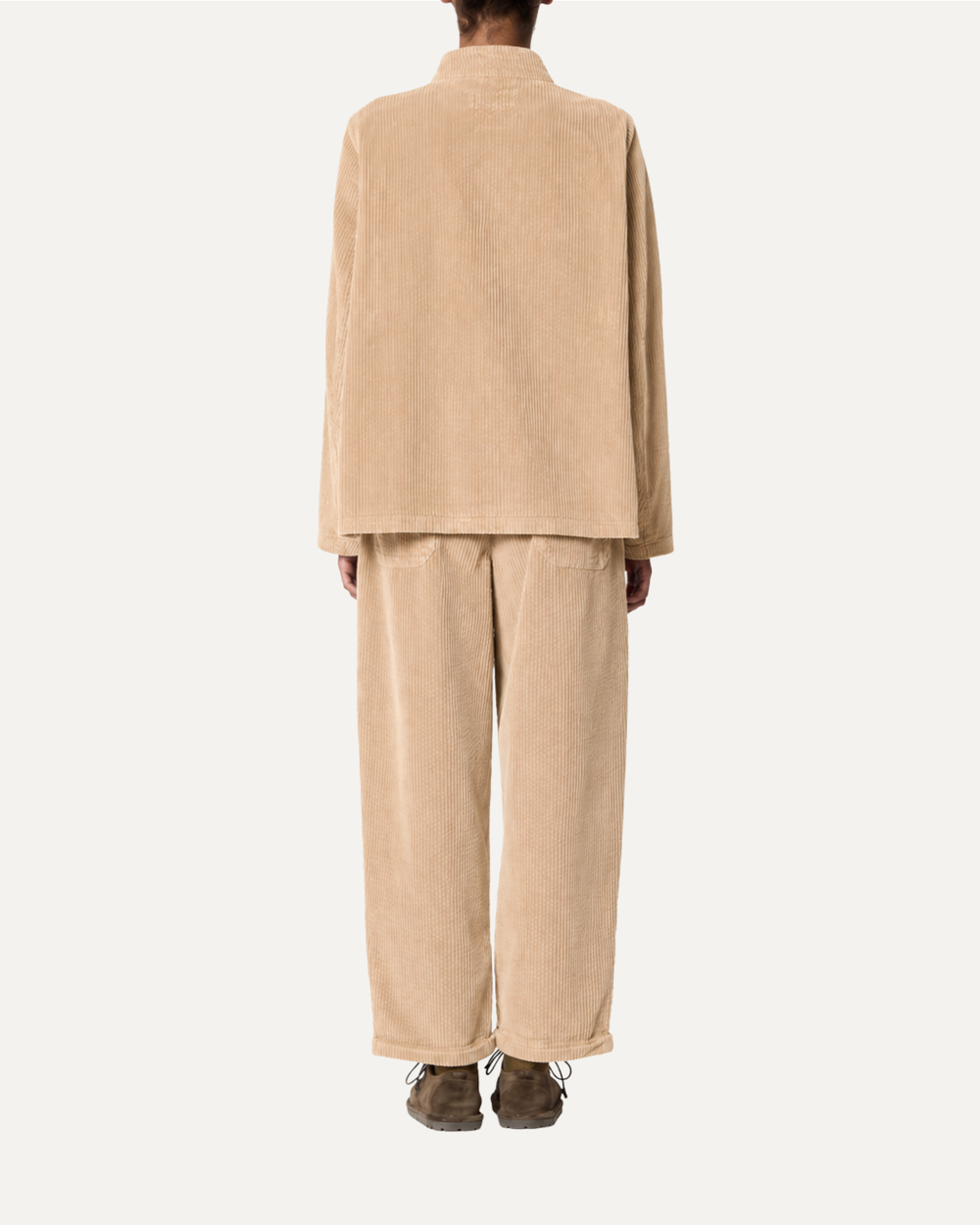 Pireo Jacket in Velluto Tapioca