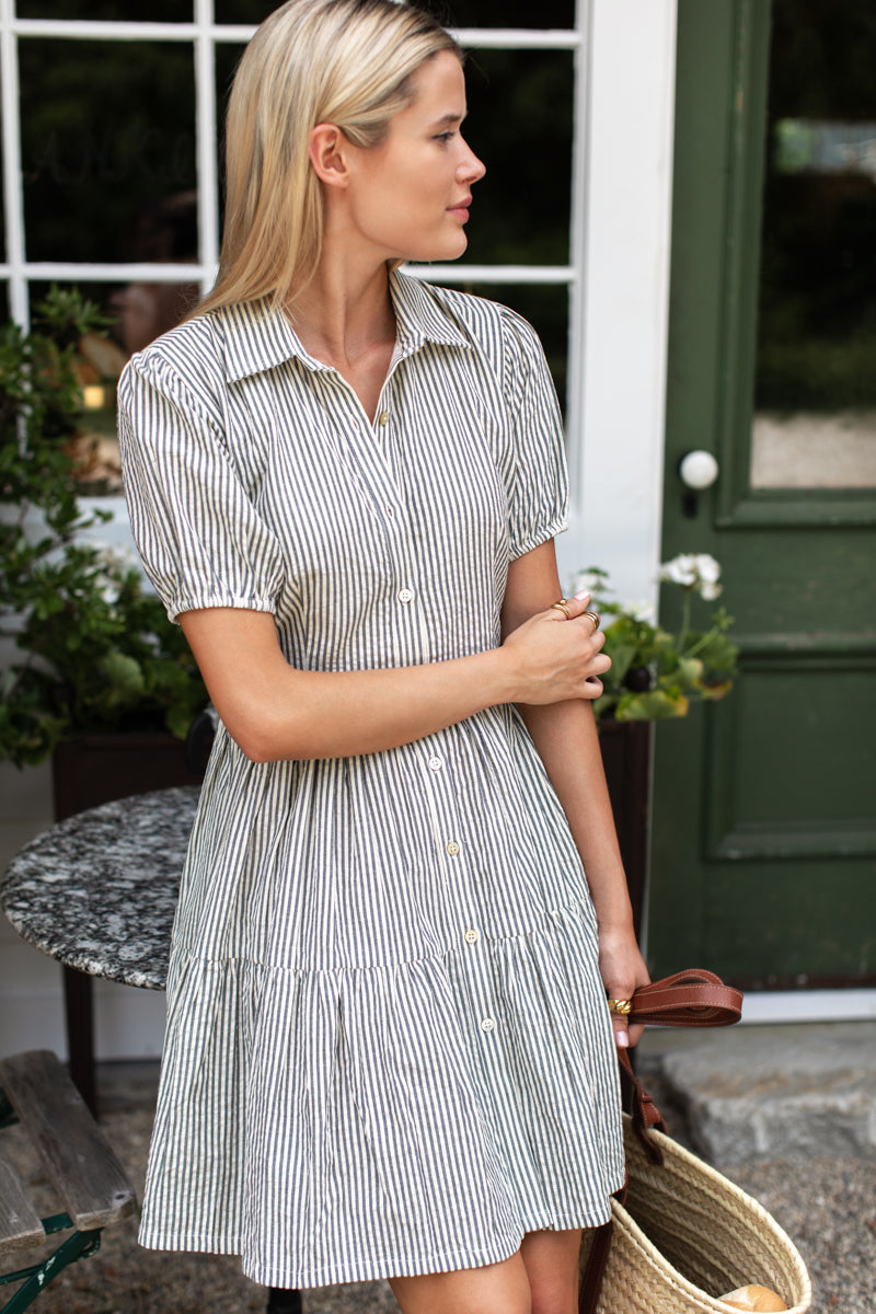 Marin Dress Newburyport Stripe