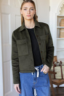 Atelier Pocket Shacket - Army Green Wool