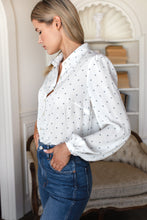 Load image into Gallery viewer, Frankie Blouse - White Swan Diamonds
