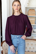 Load image into Gallery viewer, Gathered Neckline Top - Winetasting
