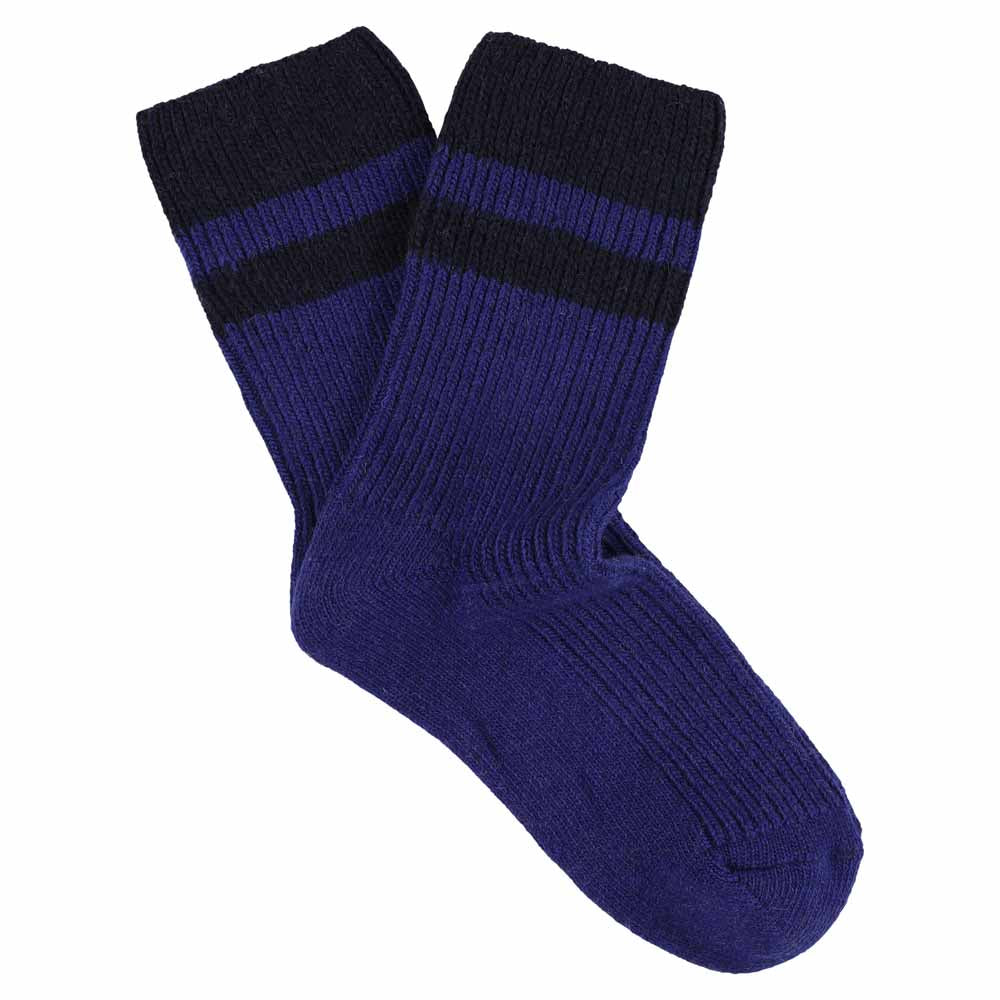 Cashmere Striped Socks