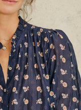 Load image into Gallery viewer, Dulcie Navy Print Top
