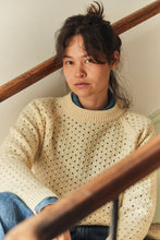 Load image into Gallery viewer, Florence Open-Weave Sweater - Off-White
