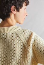 Load image into Gallery viewer, Florence Open-Weave Sweater - Off-White
