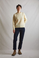 Florence Open-Weave Sweater - Off-White