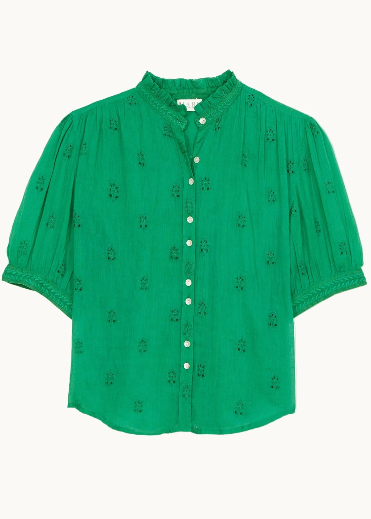 Frani Emb S/S Top