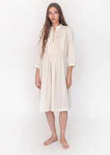Load image into Gallery viewer, Aditi Tiny Checks Dress Natural
