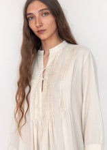 Load image into Gallery viewer, Aditi Tiny Checks Dress Natural
