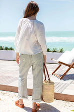 Load image into Gallery viewer, Family Cargo Pant - Moss Stripe Organic
