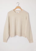 Luxe Fringe Crew Ivory