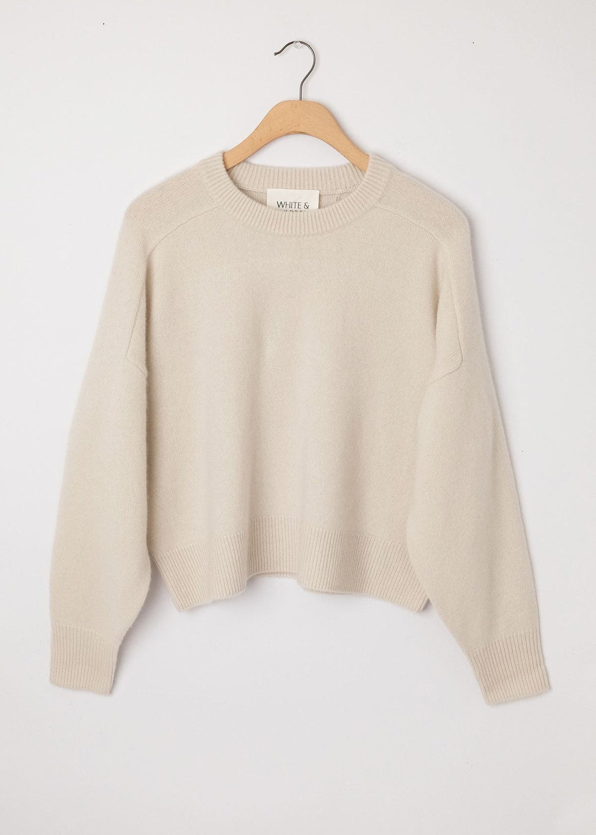 Luxe Fringe Crew Ivory