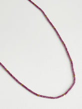Load image into Gallery viewer, Garnet and Gold Vermeil Beads Necklace
