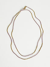 Load image into Gallery viewer, Long Gold Fill Necklace/Bracelet Pink
