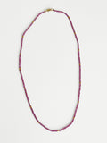 Garnet and Gold Vermeil Beads Necklace