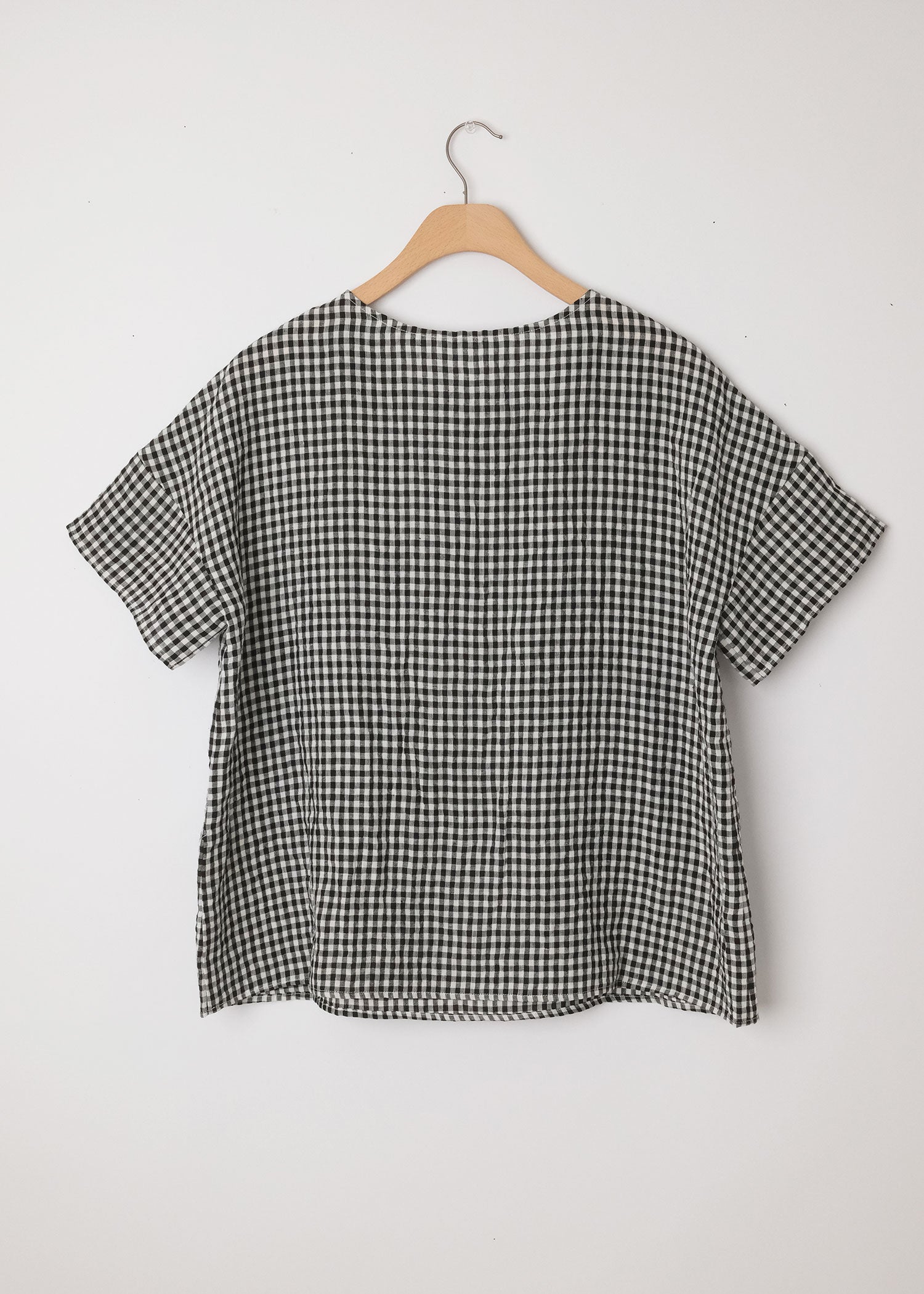 Gingham S/S Top