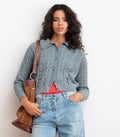 Michelle Cable Knit Cardigan