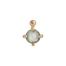 Load image into Gallery viewer, Green Sapphire Aria Stud (single)
