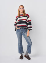 Load image into Gallery viewer, Multi Stripe Bell Sleeve Sweater - Oyster
