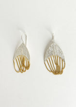 Load image into Gallery viewer, Scarab Earrings - Brass
