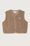 Hok Town Fleece Vest - Nutmeg