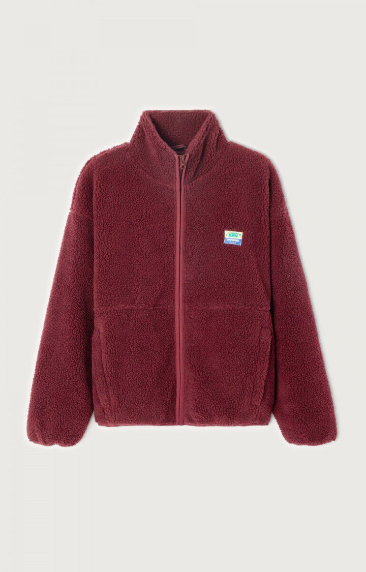 Hok Town Zip Fleece - Bordeaux Chine