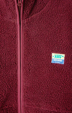 Load image into Gallery viewer, Hok Town Zip Fleece - Bordeaux Chine
