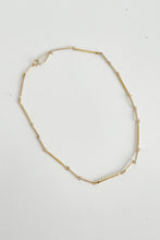 Load image into Gallery viewer, Gold Plated Brass Bars Necklace
