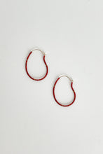 Load image into Gallery viewer, Miyuki Glass Beads Gold Plated Brass Hoops
