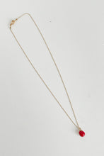 Load image into Gallery viewer, Tiny Ceramic Egg Gold Plated Brass Pendant
