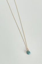 Load image into Gallery viewer, Tiny Ceramic Egg Gold Plated Brass Pendant

