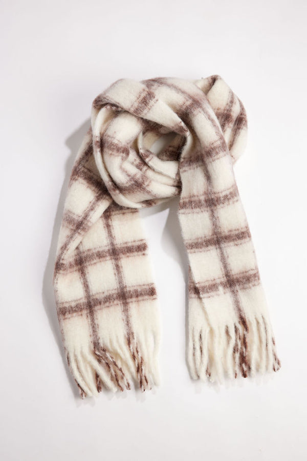 Warm Window Plaid Scarf