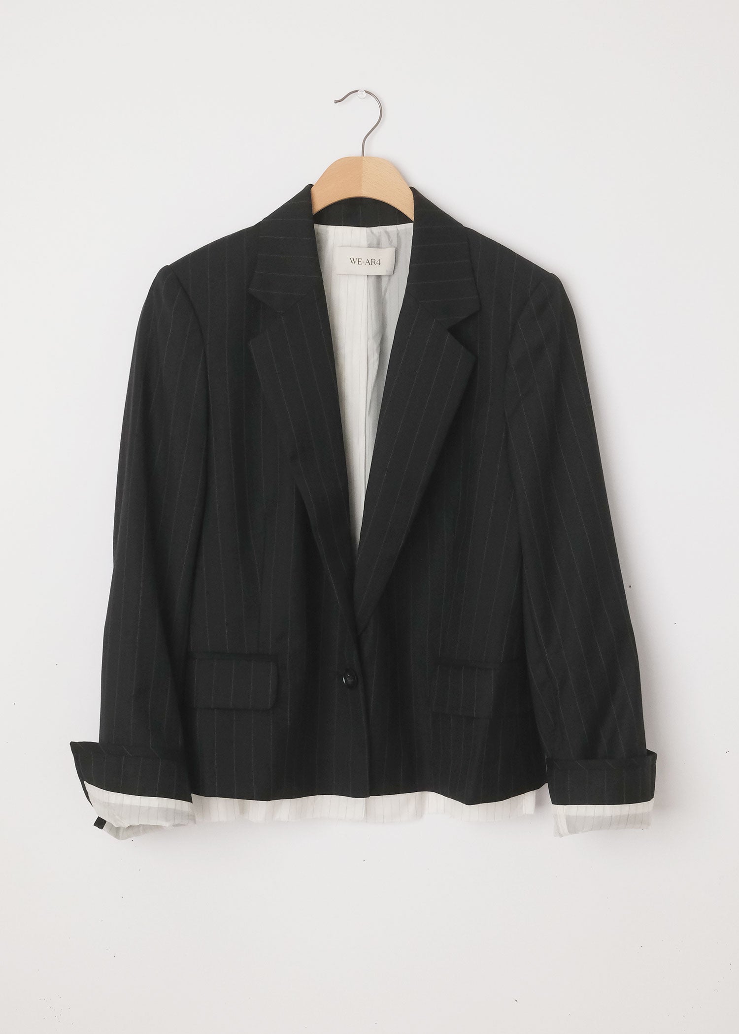 Hutton Blazer Black Stripe