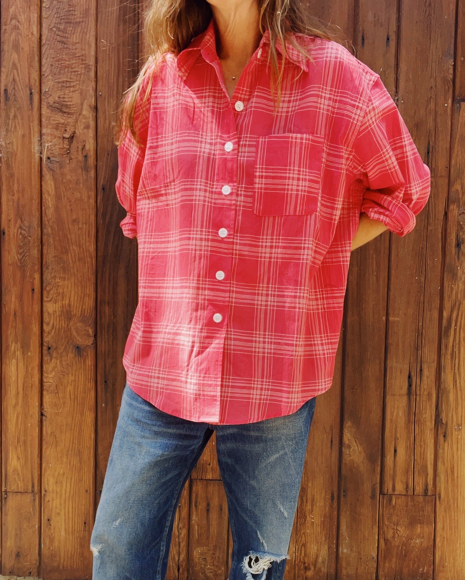 The Big Shirt Breezy Check