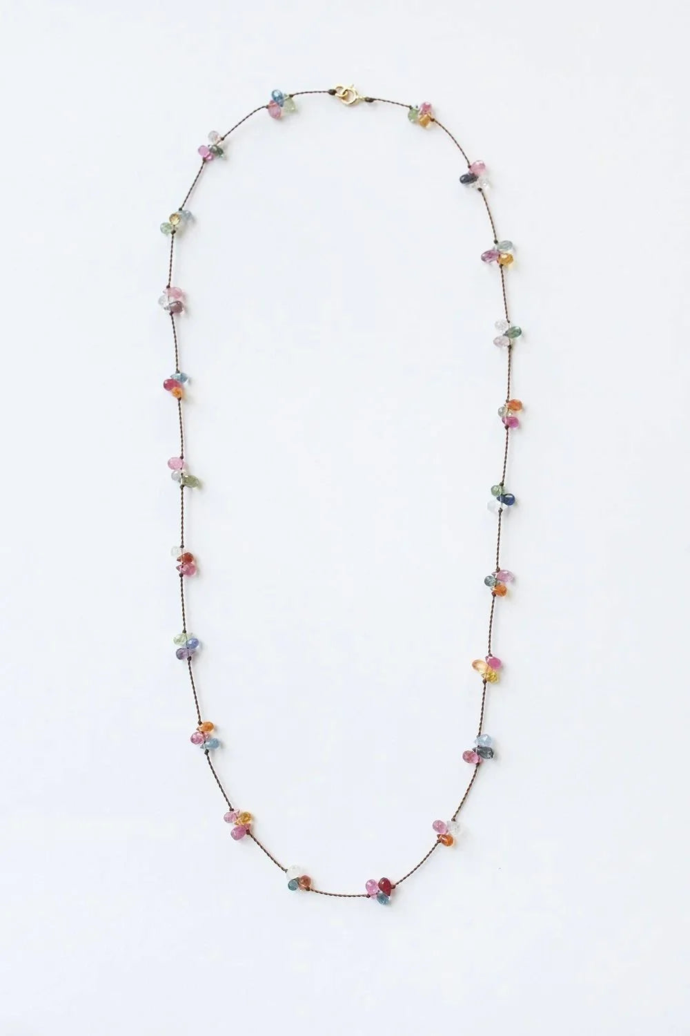 Berry Necklace 18" - Rainbow Sapphires