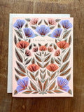 Thank You Floral Foil Card