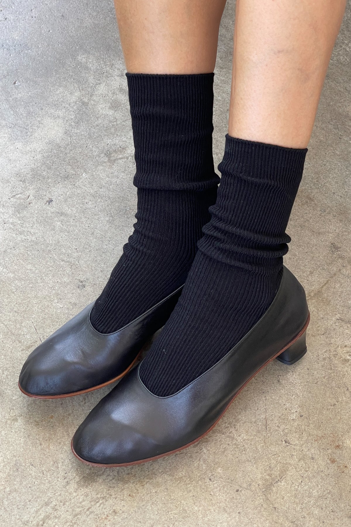 Crisp Step Socks - Black