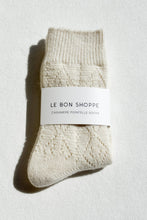 Load image into Gallery viewer, Cashmere Pointelle Socks
