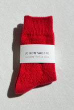 Load image into Gallery viewer, Cashmere Pointelle Socks
