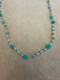 Garland Necklace 18" Turquoise
