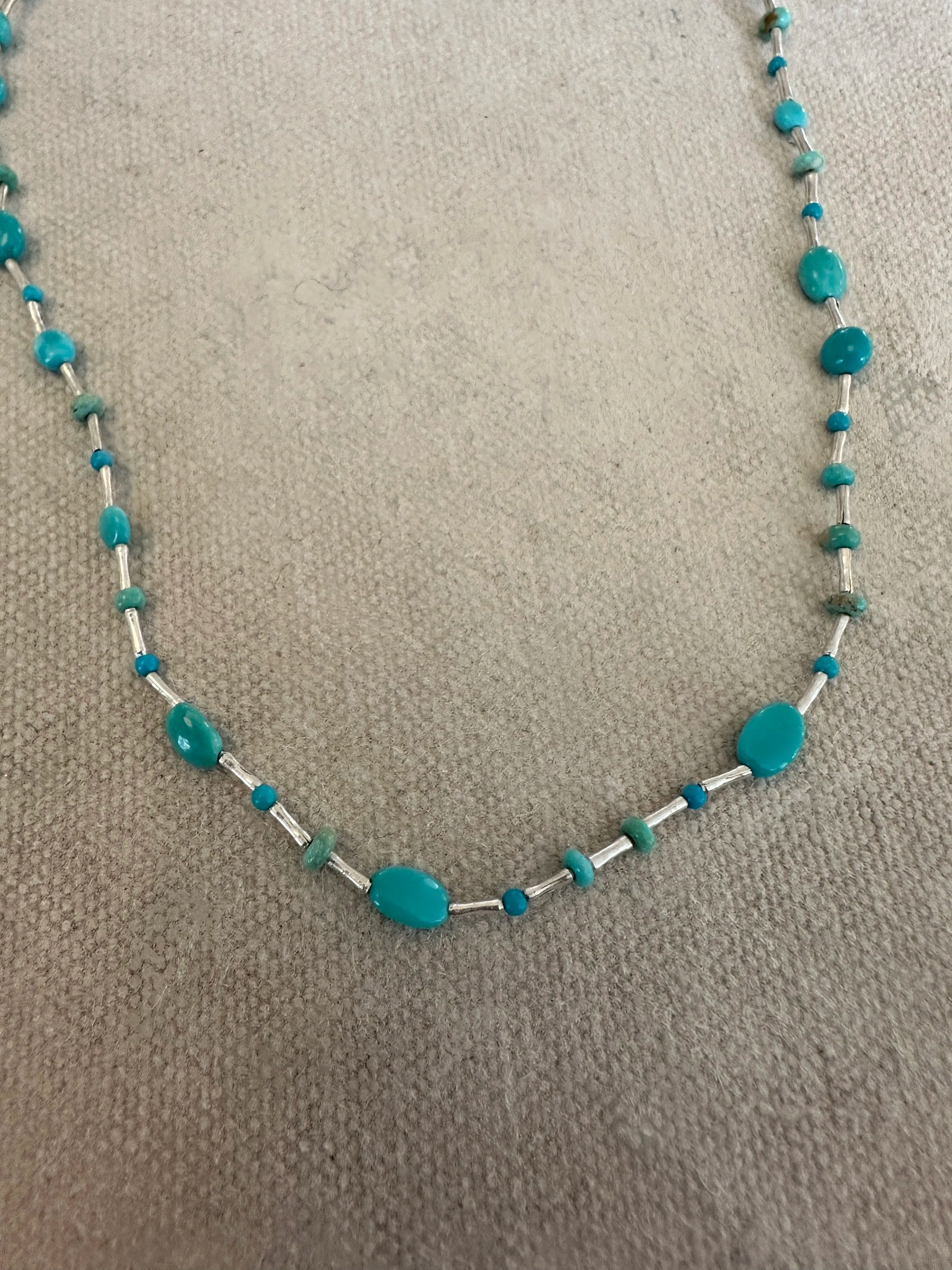 Garland Necklace 18" Turquoise