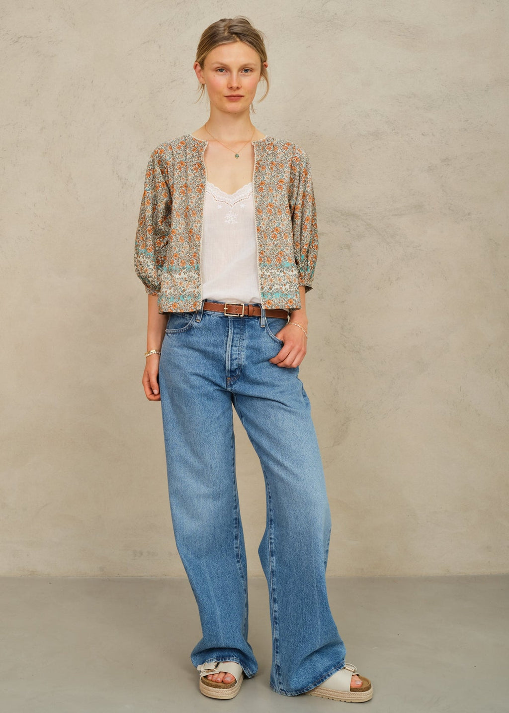 Jaci Print Jacket
