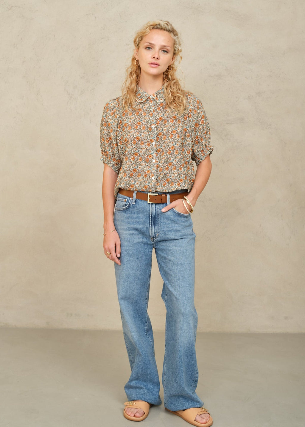 Jaci Print S/S Top