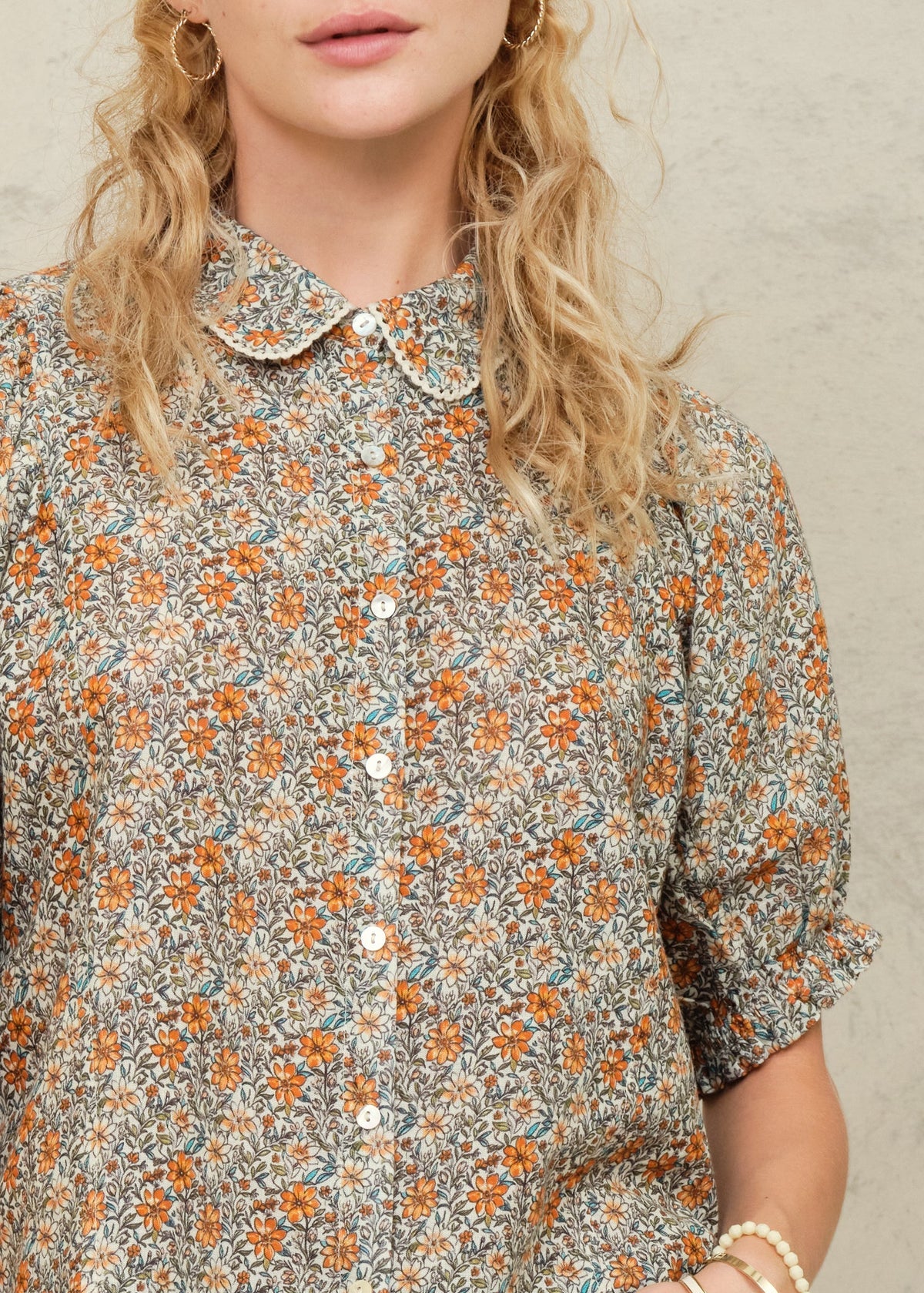 Jaci Print S/S Top