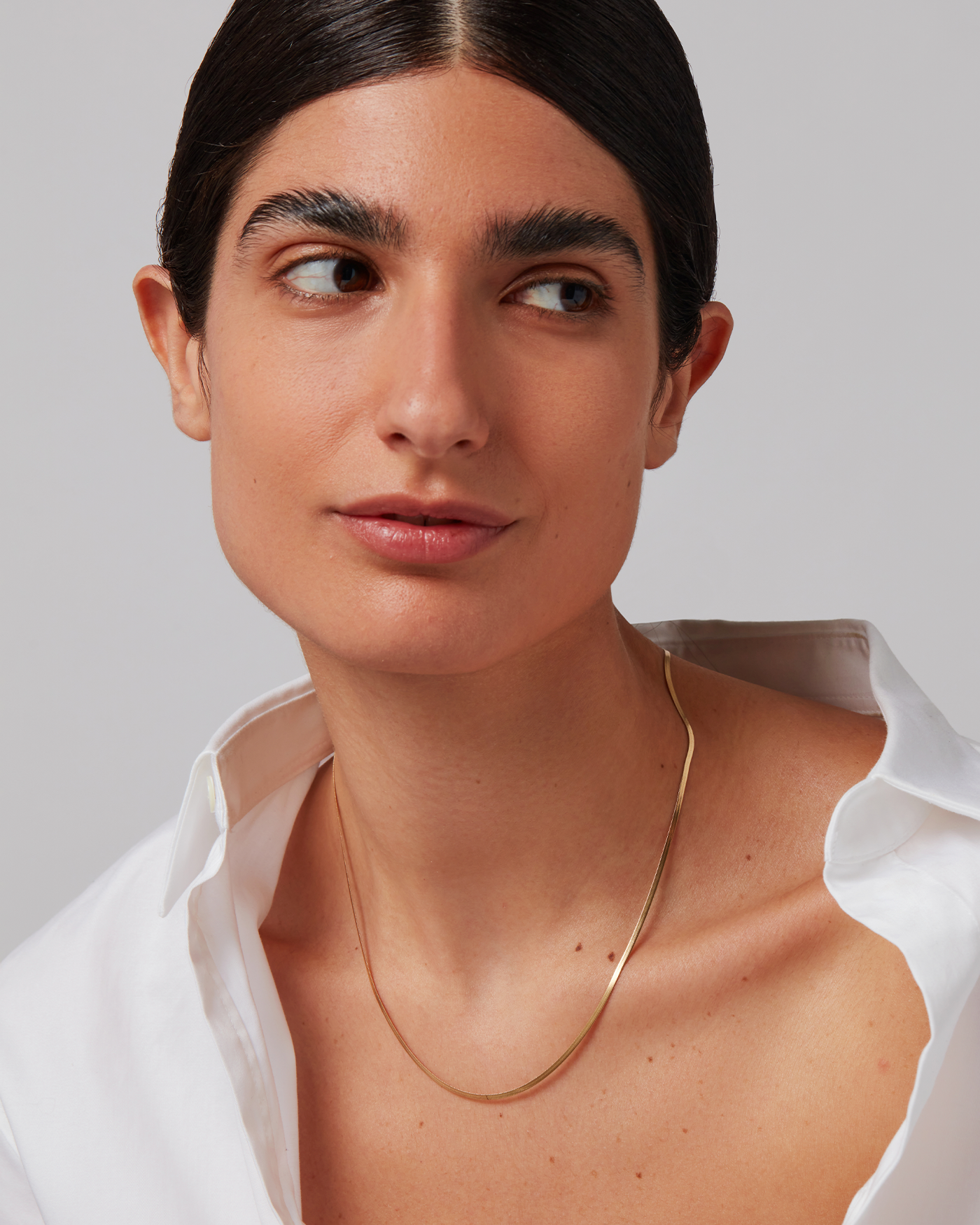 Zeina Slim Chain - Gold