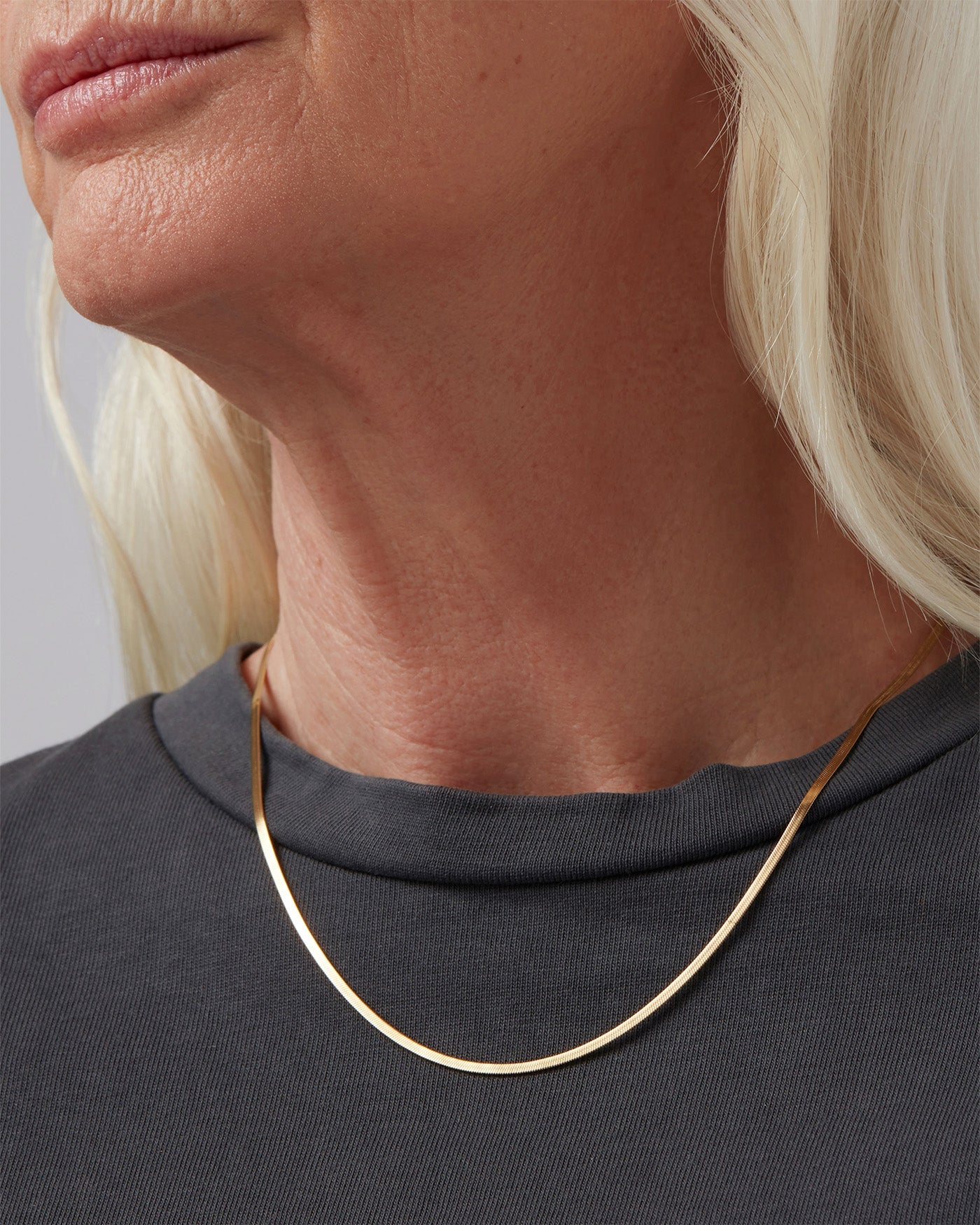 Zeina Slim Chain - Gold