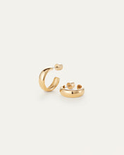 Load image into Gallery viewer, Staple Hoops Small - Gold
